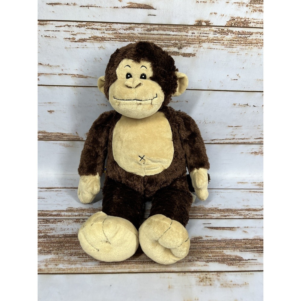 Build‑A‑Bear Brown Monkey Plush 18" Stuffed Animal BAB Workshop Pre‑Owned